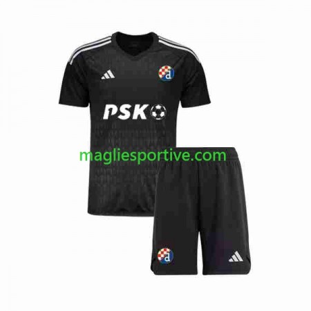 Completo Calcio Dinamo Zagreb Portiere Bambino Divisa Trasferta 2023-2024